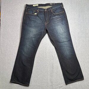 Gap 1969 Mens Jeans Boot Cut Dark Wash 38x30 - New